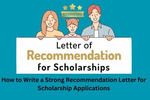 Recommendation Letter for Scholarship